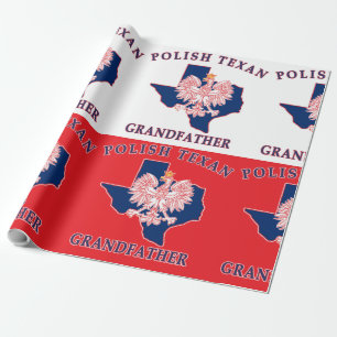 Polish Texan Grandfather Wrapping Paper