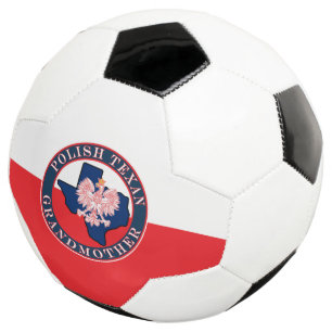 Polish Texan Grandmother Round Football