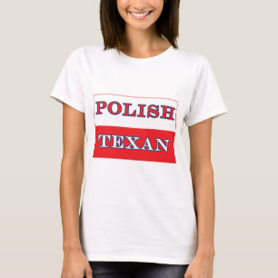 Polish Texan Poland Flag T-Shirt