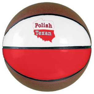Polish Texan Poland Map Basketball