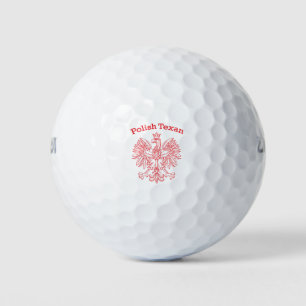 Polish Texan White Eagle Golf Balls