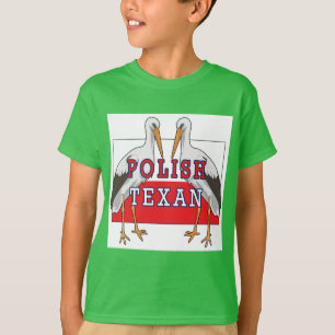 Polish Texan White Stork T-Shirt