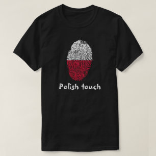 Polish touch fingerprint flag T-Shirt
