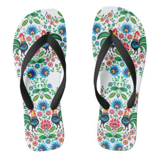 Polish traditional ornament High-Top sneakers Flip Flops