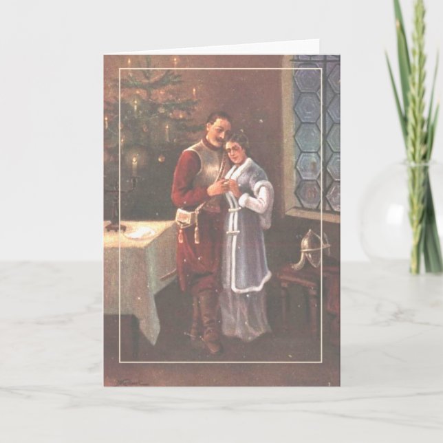 Polish vintage Christmas card (Front)