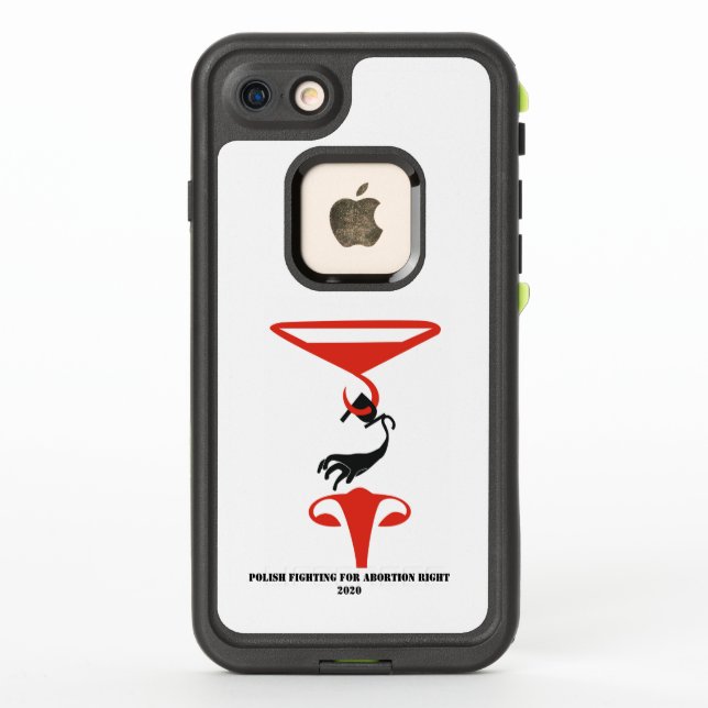 Polish women's demonstration LifeProof iPhone case (Back)