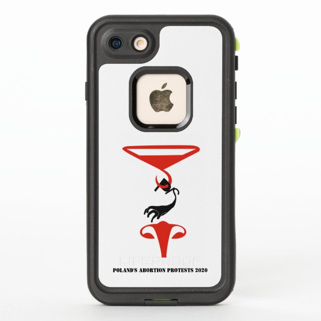 Polish women's demonstration LifeProof iPhone case (Back)