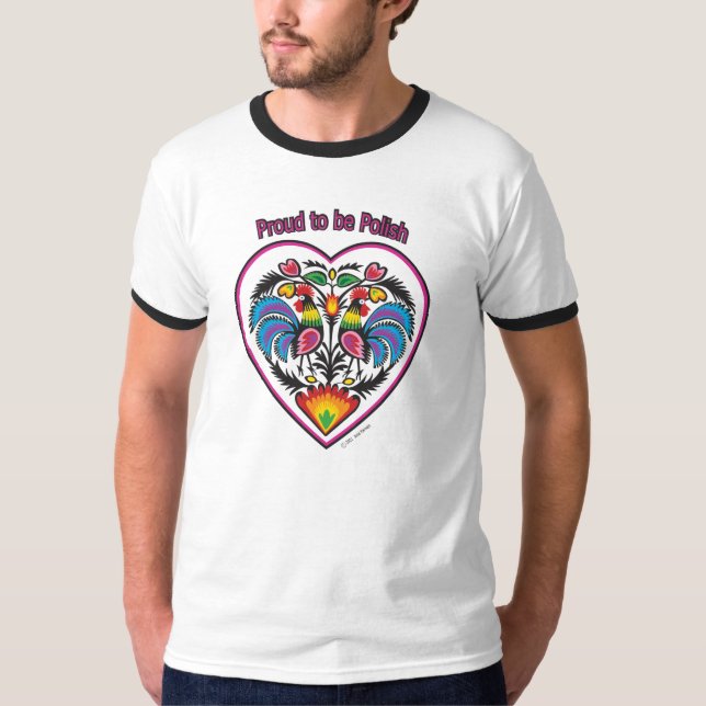 Polish Wycinanki T-Shirt (Front)