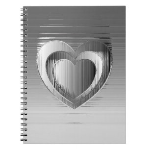 Polished chrome hearts notebook