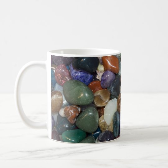 Polished Colourful Stones Coffee Mug
