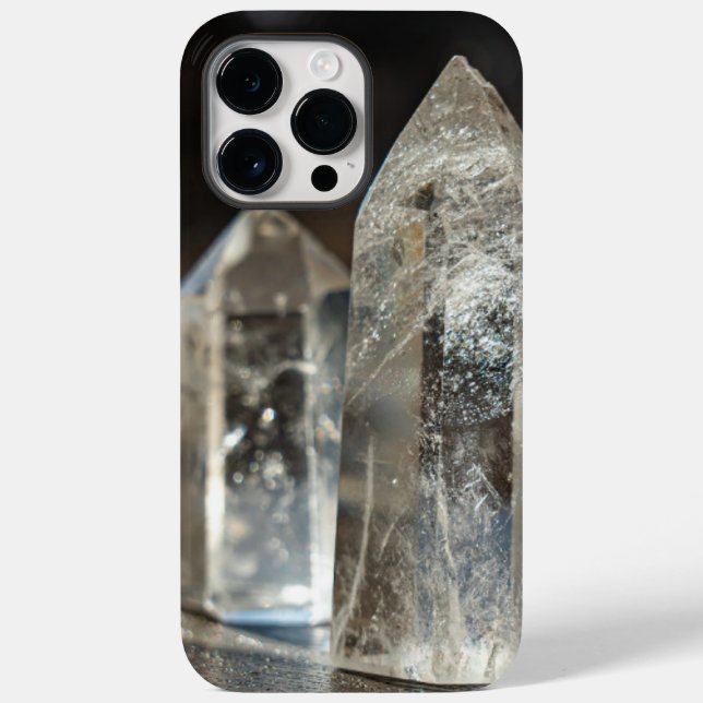 Polished Point Crystals Energy Throw Pillow Keycha Case-Mate iPhone Case (Back)