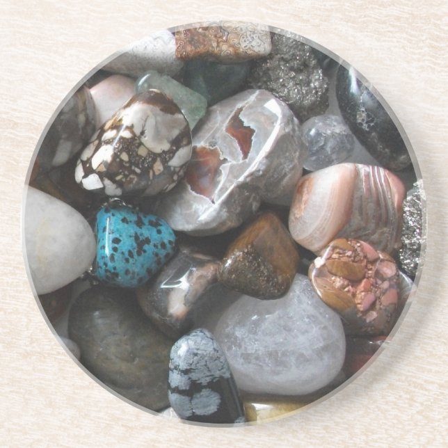 Polished Rocks Coaster (Front)