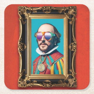 Polishing Shakespeare Square Paper Coaster