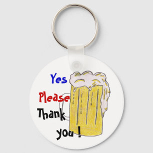 Polite Beer Keychain