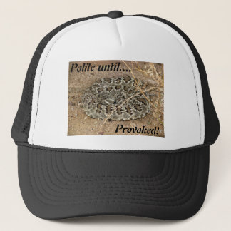Polite until Provoked!~ Kimberly P-Chadwick Trucker Hat