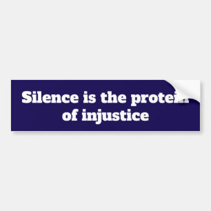Political activism quote bumper sticker