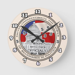 Political Billionaires Clock