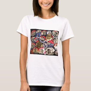 Political Buttons T-Shirt