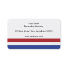Political Campaign Business Card