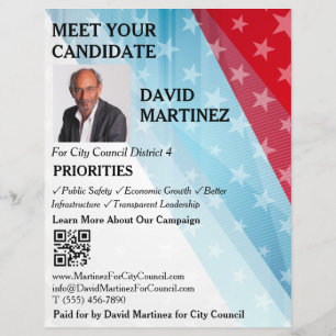 Political Campaign Candidate Introduction Flyer