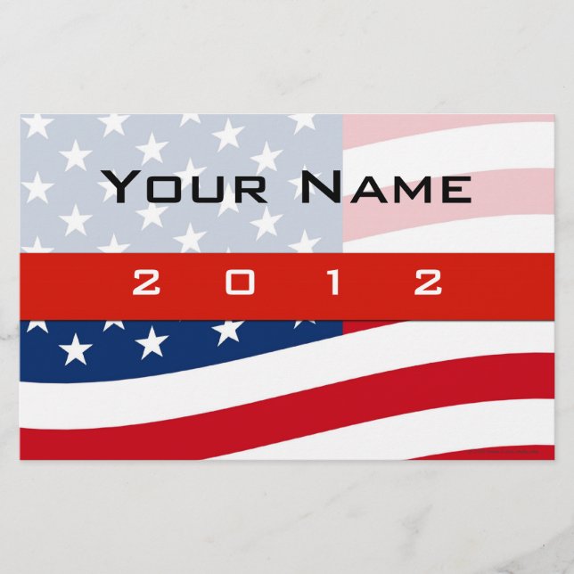 Political Campaign Flyer Printing, Med. Size (Front)