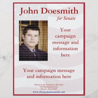 Political Campaign Flyer Template