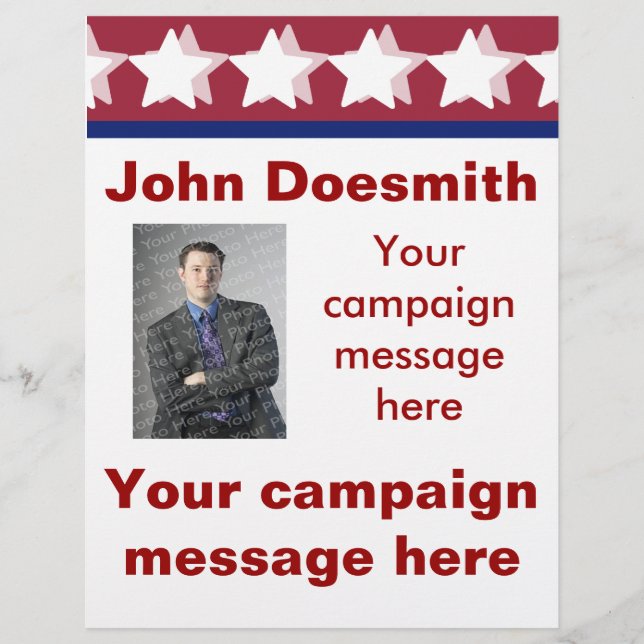 Political Campaign Flyer Template (Front)