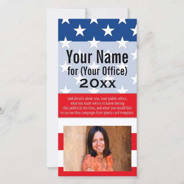 Political Campaign Non-Partisan Printed Candidate (Front)