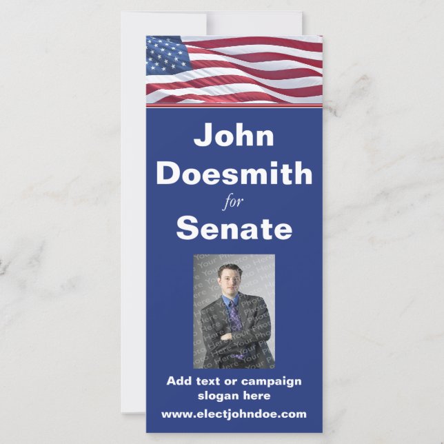 Political Campaign Rack Card Template (Front)