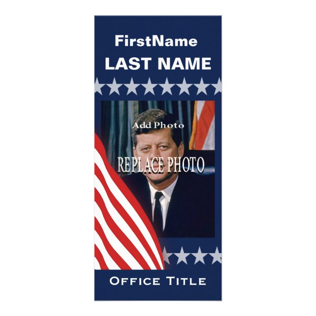 Political Campaign Template Rack Card (Front)