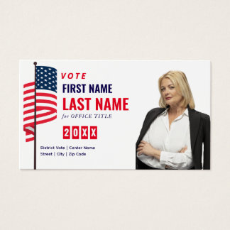 Political Candidate Election Campaign Personalized