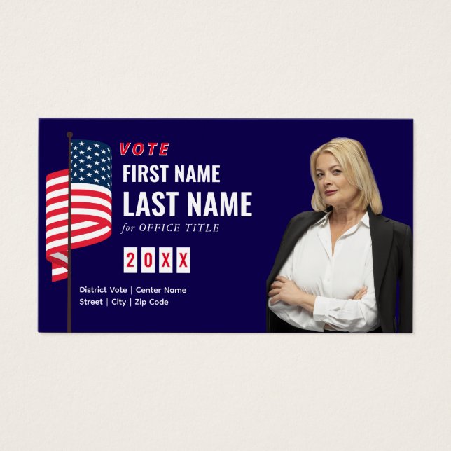 Political Candidate Election Campaign Personalized (Front)