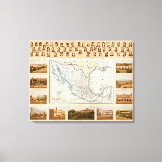 Political Chart Canvas Print (Front)
