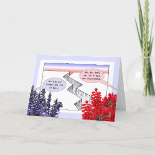 Political CHASM 2 Blank Greeting Card