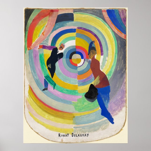 Political Drama - Robert Delaunay Fine Art Poster (Front)