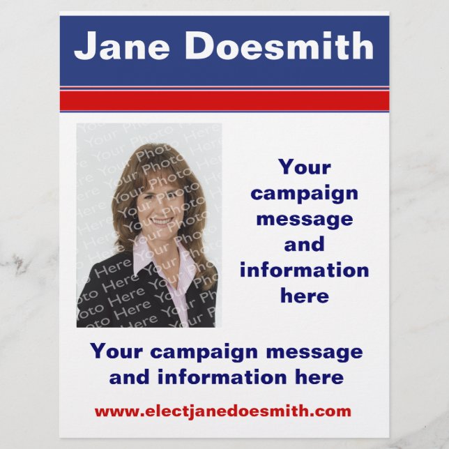 Political Election Campaign Flyer Template (Front)