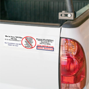 Political Far Left Democratic Edit YEAR Bumper Sticker