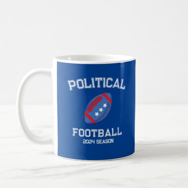 Political Football 2024 Season Coffee Mug (Left)