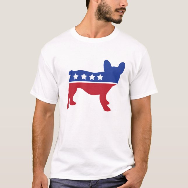Political Frenchie T-Shirt (Front)