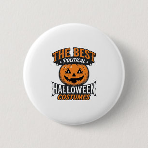 Political Halloween Costume Pumpkin Vintage Shirt_ 6 Cm Round Badge