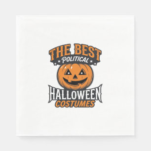 Political Halloween Costume Pumpkin Vintage Shirt_ Napkin