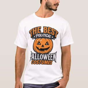 Political Halloween Costume Pumpkin Vintage Shirt_ T-Shirt