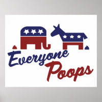 Political Humour Everyone Poops