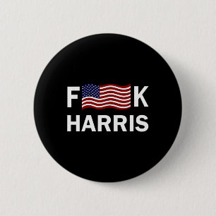 Political Humour F Kamala Harris Conservative Repu 6 Cm Round Badge