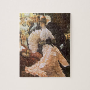 Political Lady by James Tissot, Vintage Victorian Jigsaw Puzzle