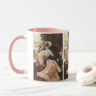 Political Lady by James Tissot, Vintage Victorian Mug
