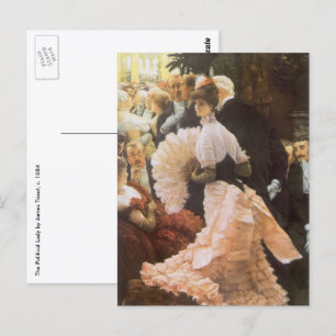 Political Lady by James Tissot, Vintage Victorian Postcard