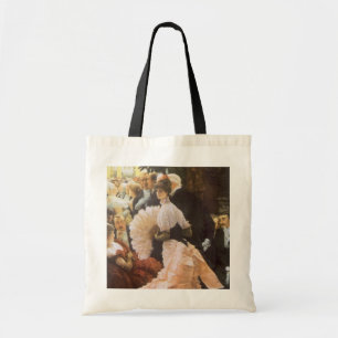 Political Lady by James Tissot, Vintage Victorian Tote Bag