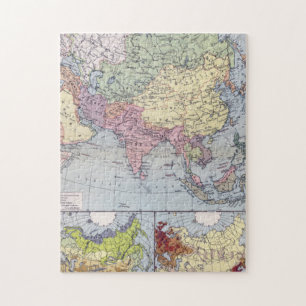 Political Map   Asia Jigsaw Puzzle
