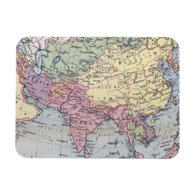 Political Map | Asia Magnet (Horizontal)